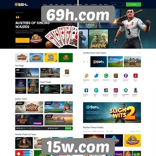 Evolução do design do 69h.com ao longo do tempo